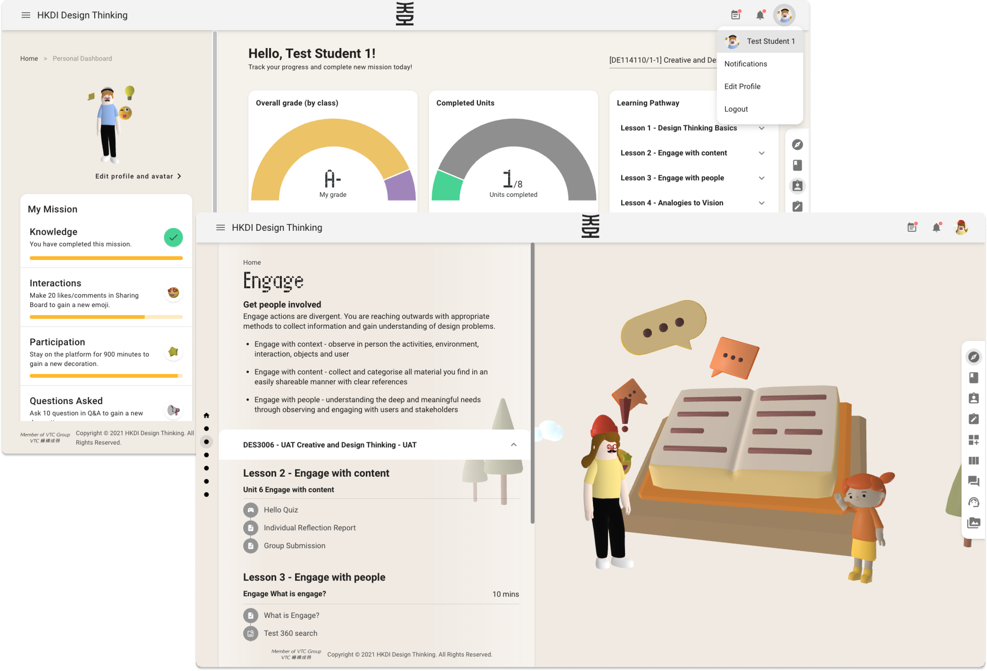 VTC Student View